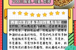 乔麦功效(荞麦功效作用与主治)