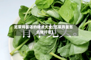 苋菜鸡蛋汤的做法大全(苋菜鸡蛋怎么做好吃)