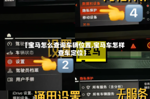 【宝马怎么查询车辆位置,宝马车怎样查车定位】