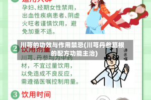 川芎的功效与作用禁忌(川芎丹参葛根的配方功能主治)