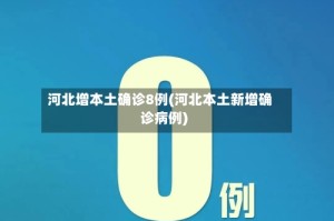 河北增本土确诊8例(河北本土新增确诊病例)