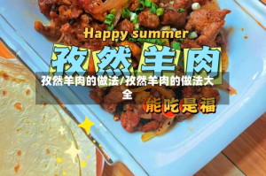 孜然羊肉的做法/孜然羊肉的做法大全