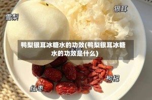 鸭梨银耳冰糖水的功效(鸭梨银耳冰糖水的功效是什么)