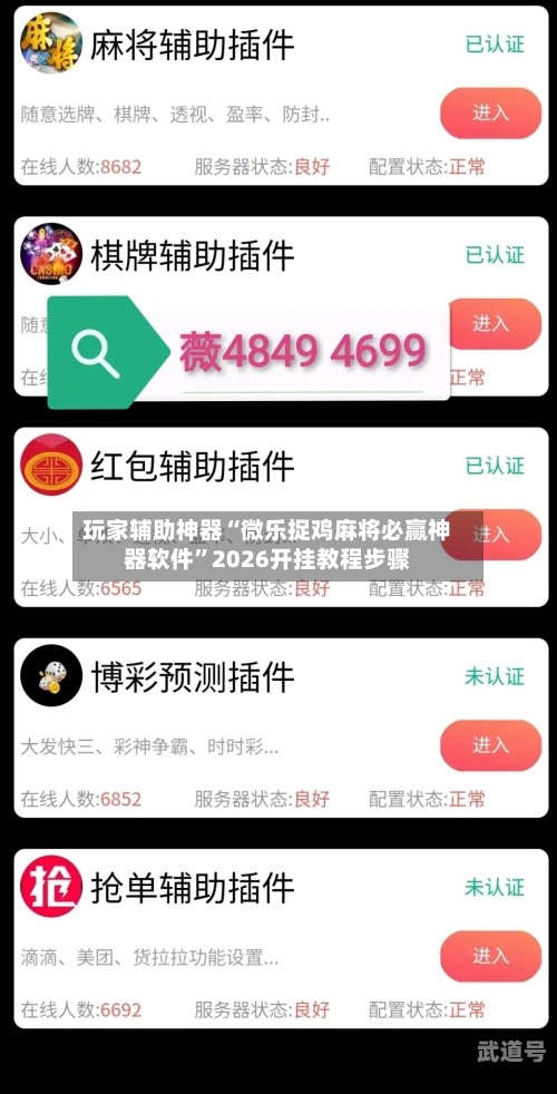 玩家辅助神器“微乐捉鸡麻将必赢神器软件”2026开挂教程步骤-第2张图片