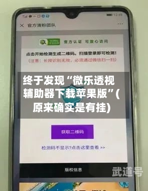 终于发现“微乐透视辅助器下载苹果版”(原来确实是有挂)-第1张图片