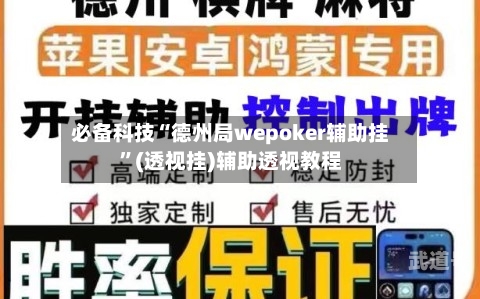 必备科技“德州局wepoker辅助挂”(透视挂)辅助透视教程-第1张图片