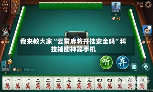 我来教大家“云霄麻将开挂安全吗”科技辅助神器手机-第2张图片