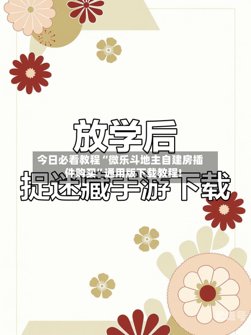 今日必看教程“微乐斗地主自建房插件购买”通用版下载教程!-第2张图片