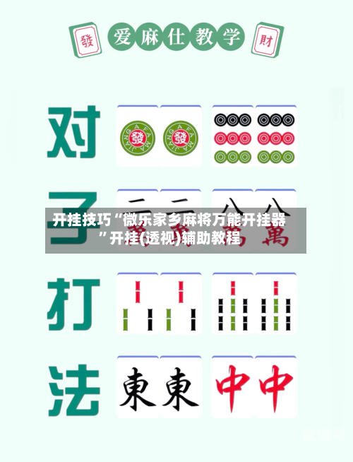 开挂技巧“微乐家乡麻将万能开挂器	”开挂(透视)辅助教程-第1张图片